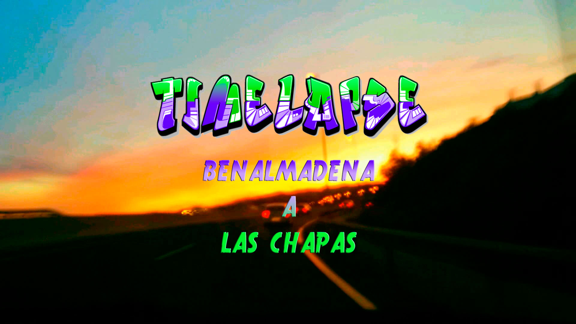 Timelapse Benalmádena Las Chapas Noche